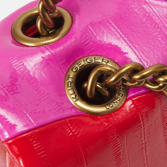 Kurt Geiger London Leather Kensington Medium Bag NWT - Picture 8 of 12